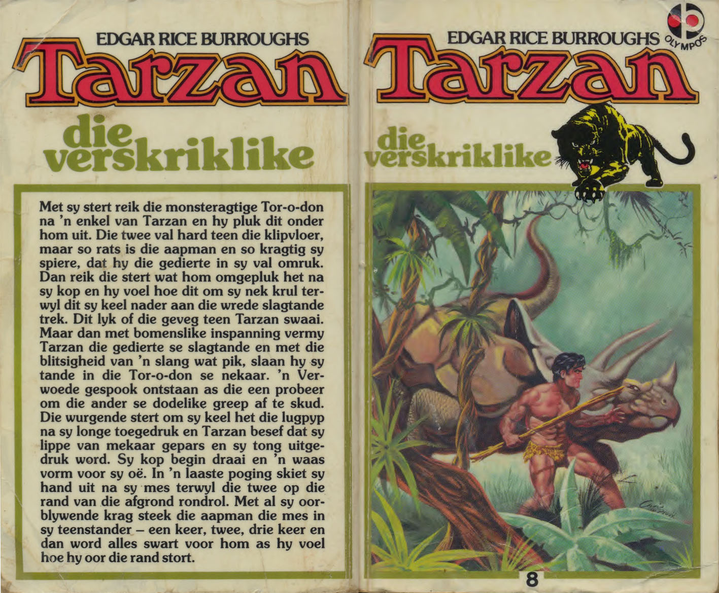 8. Tarzan die verskriklike - Edgar Rice Burroughs (1984)
